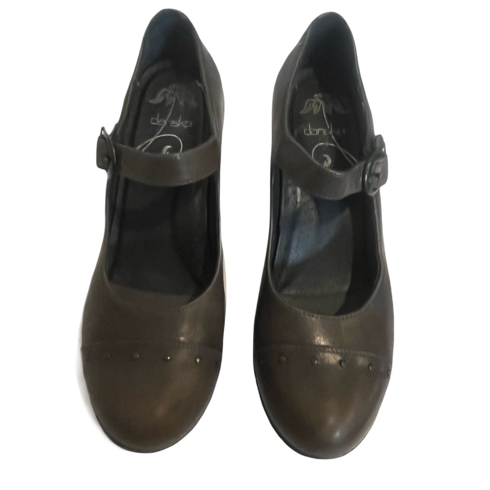 Dansko Women's Dark Brown Mary Jane Heels